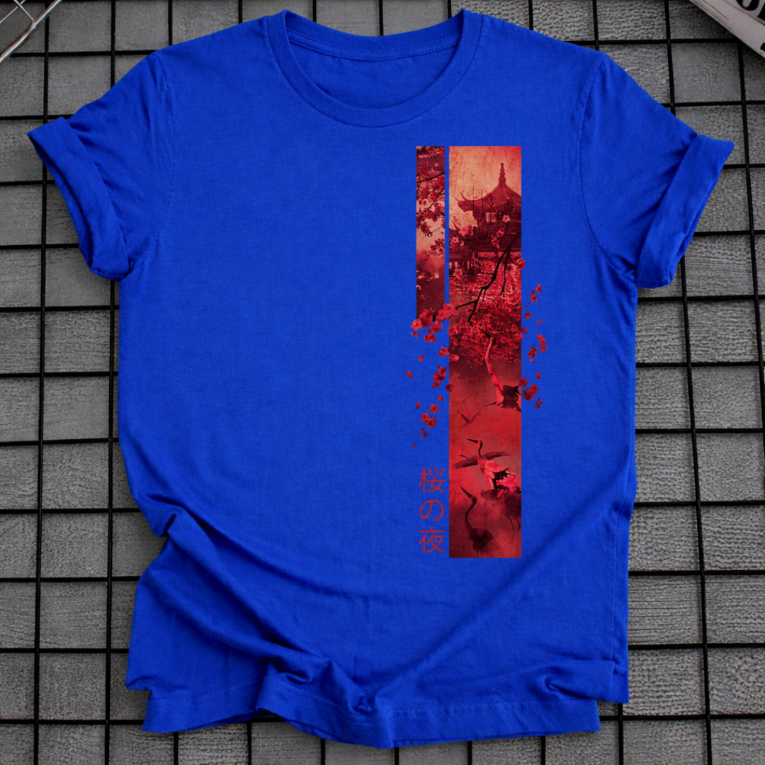 JAPANISCHES SAKURA-BLÜTEN-T-SHIRT