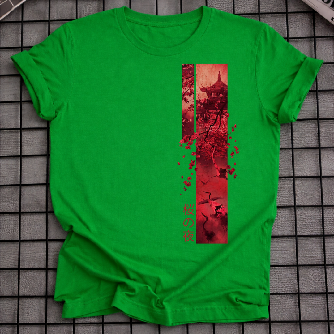 JAPANISCHES SAKURA-BLÜTEN-T-SHIRT