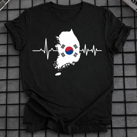 SOUTH KOREA HEARTBEAT T-SHIRT