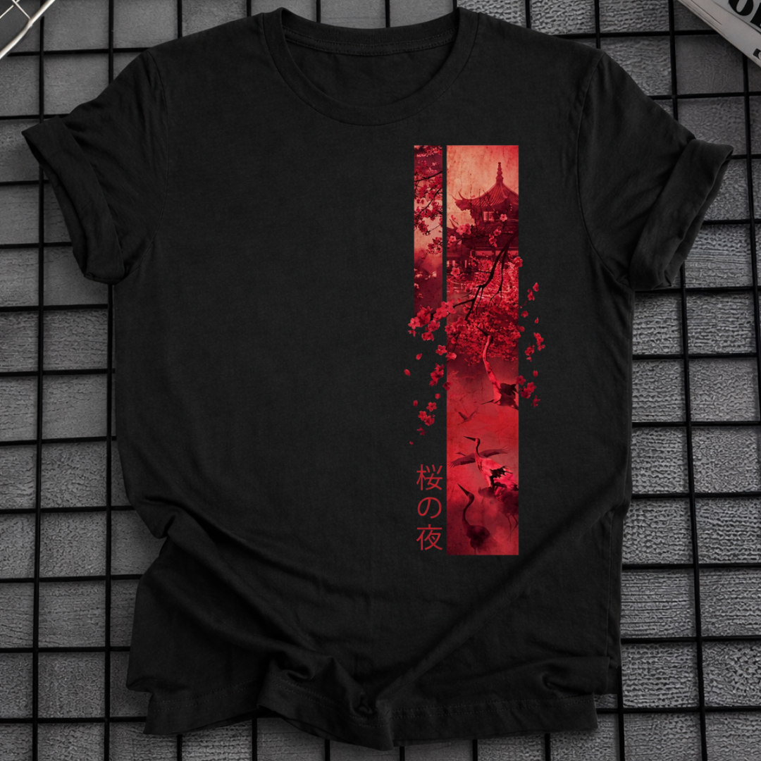 JAPANISCHES SAKURA-BLÜTEN-T-SHIRT