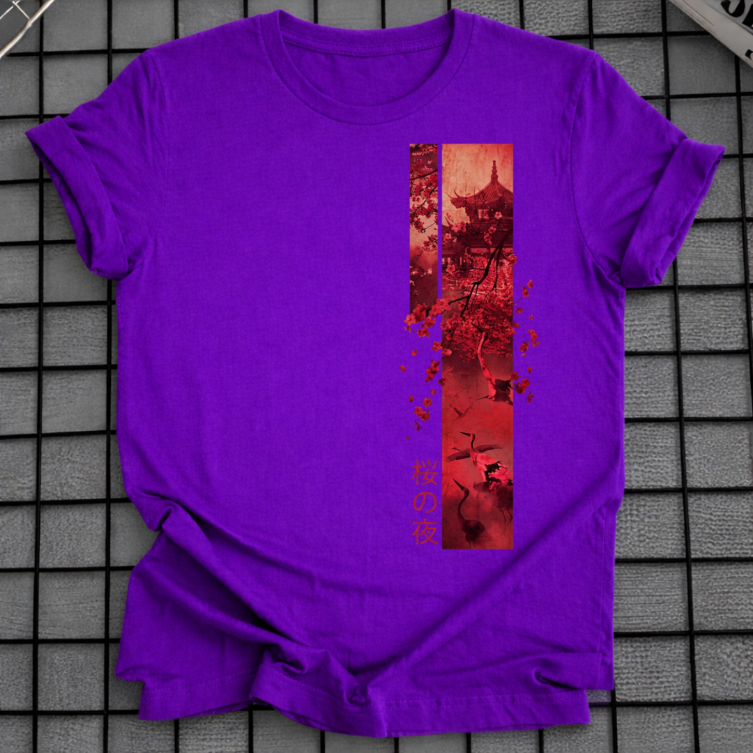 JAPANISCHES SAKURA-BLÜTEN-T-SHIRT