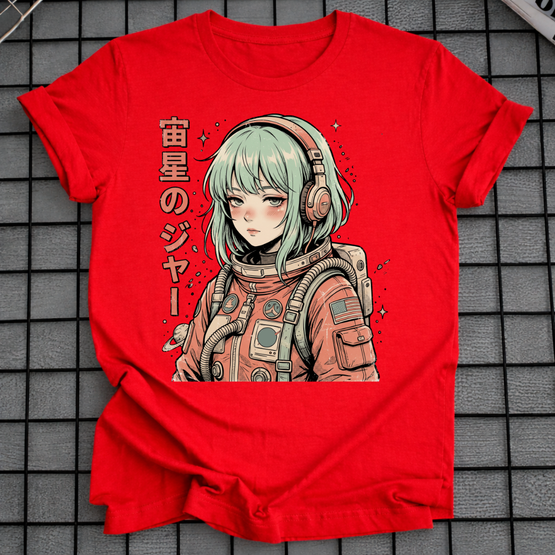 ANIME SPACE GIRL T-SHIRT