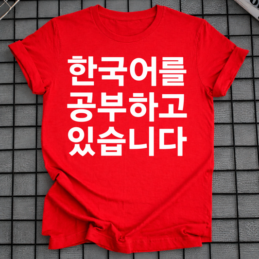 KOREAN LANGUAGE STUDY T-SHIRT