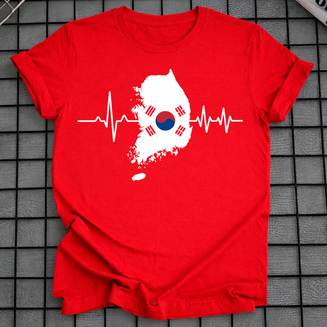 SÜDKOREA HERZSCHLAG T-SHIRT