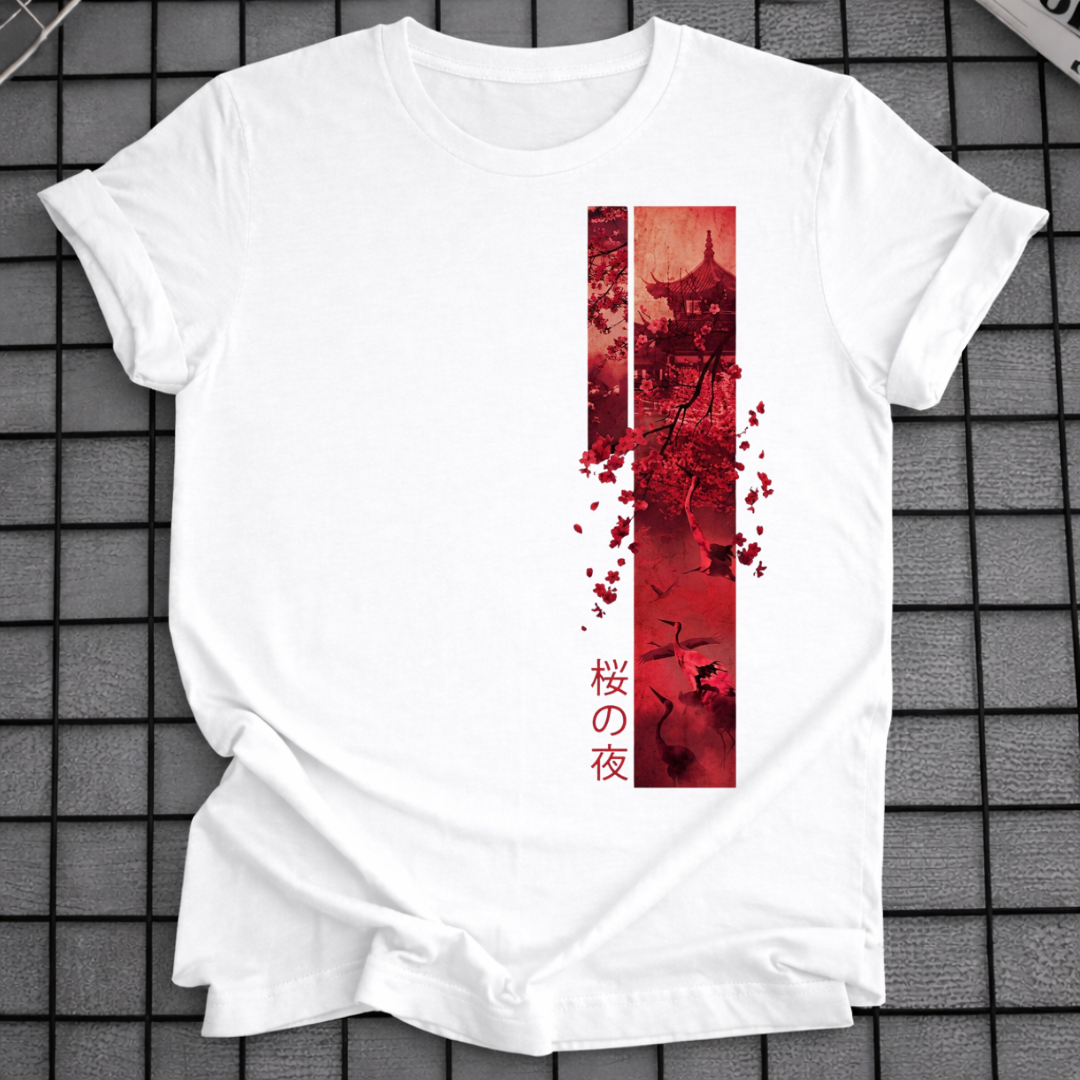 JAPANISCHES SAKURA-BLÜTEN-T-SHIRT