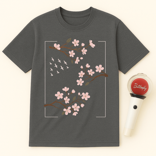 CHERRY BLOSSOM BRANCHES UNISEX T-SHIRT