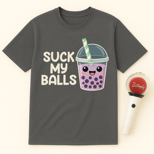 BUBBLE TEA BALLS UNISEX T-SHIRT
