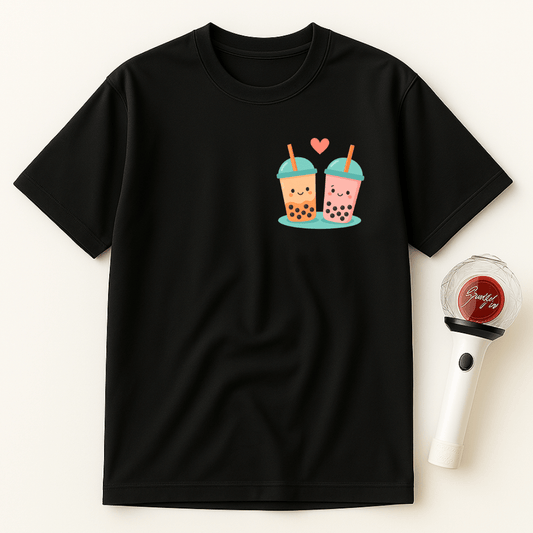 BOBA TEA COUPLE UNISEX T-SHIRT