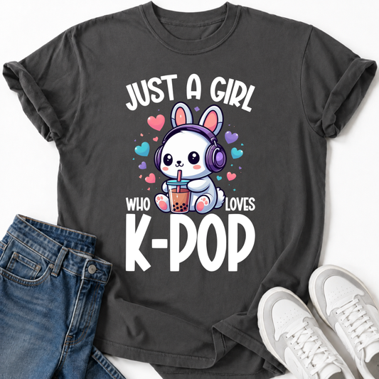 K-POP RABBIT BOBA TEA T-SHIRT