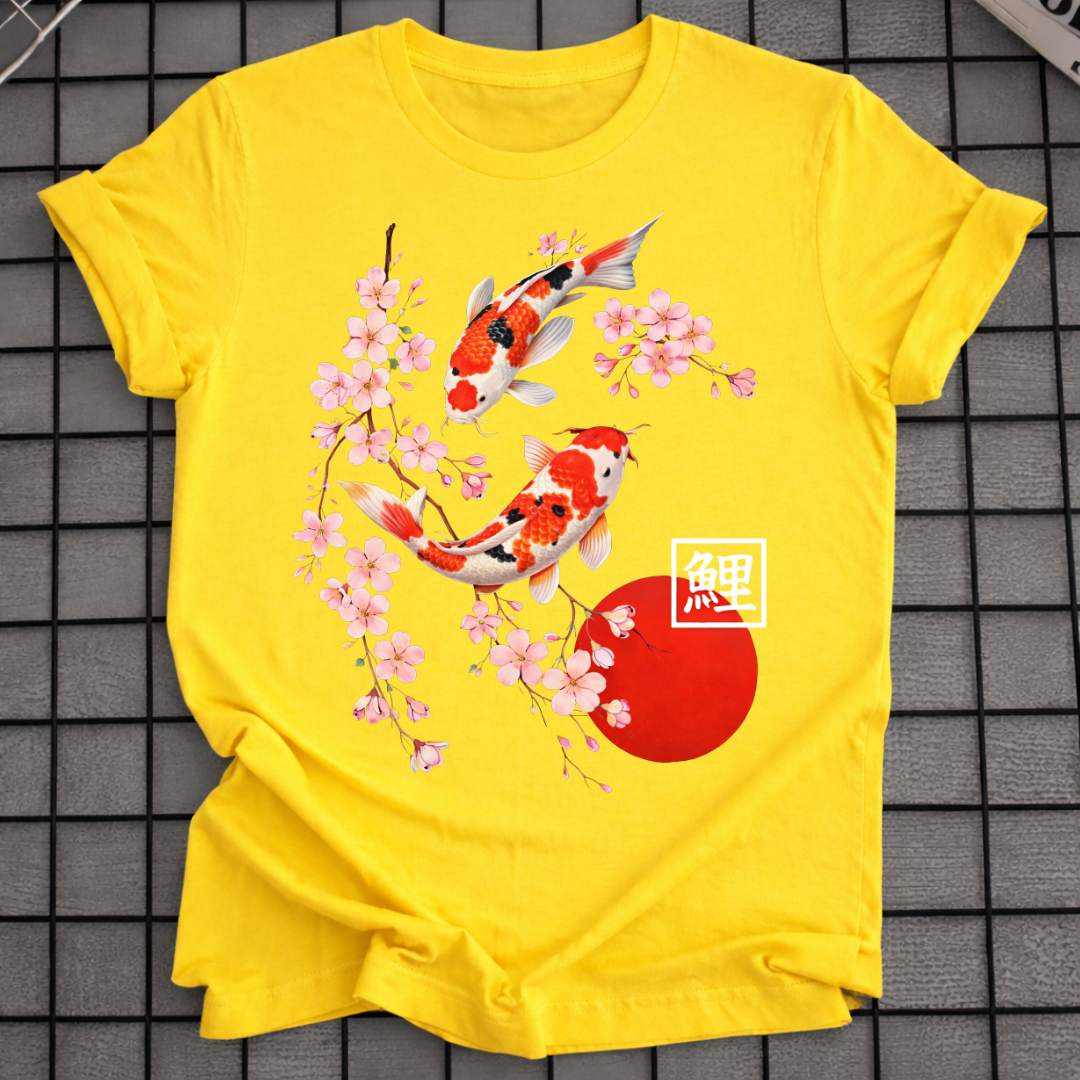 JAPANESE KOI BLOSSOM T-SHIRT