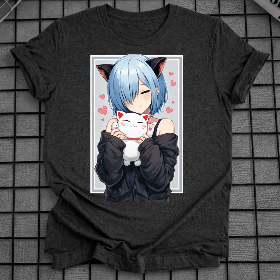 ANIME KATZENMÄDCHEN T-SHIRT