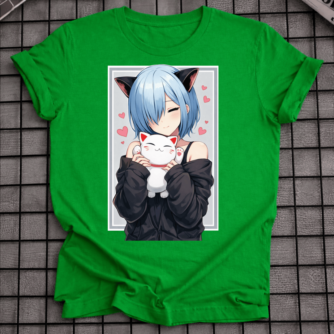 ANIME KATZENMÄDCHEN T-SHIRT