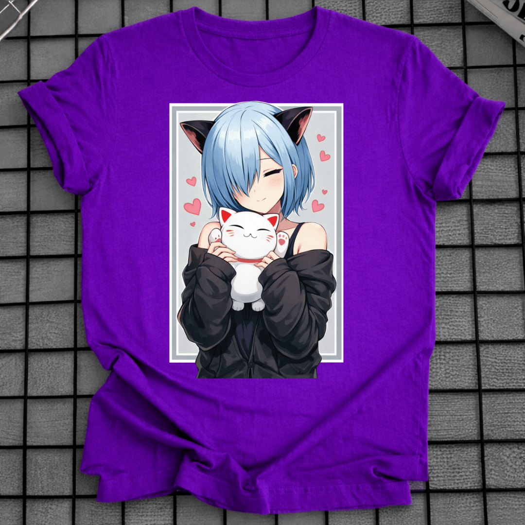 ANIME KATZENMÄDCHEN T-SHIRT