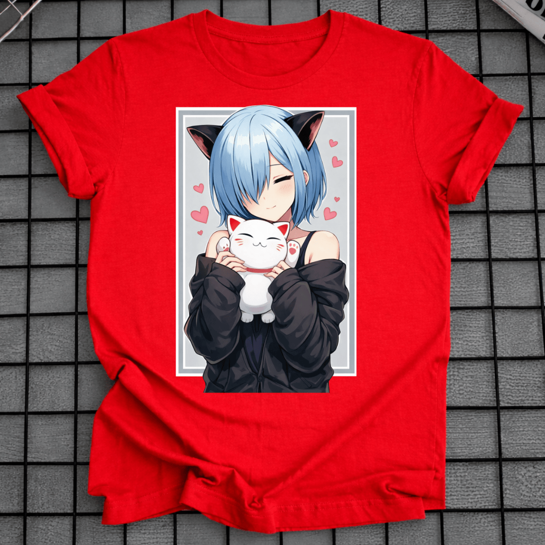 ANIME KATZENMÄDCHEN T-SHIRT