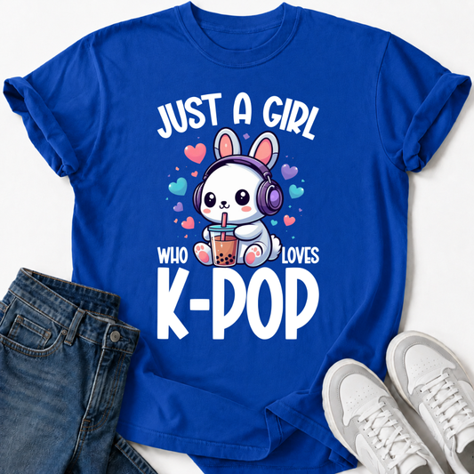 K-POP RABBIT BOBA TEA T-SHIRT