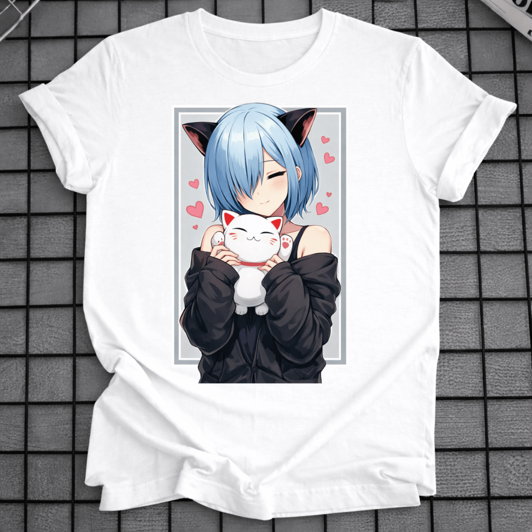 ANIME KATZENMÄDCHEN T-SHIRT
