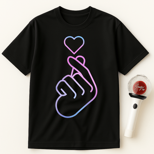 K-POP FINGER HEART UNISEX T-SHIRT