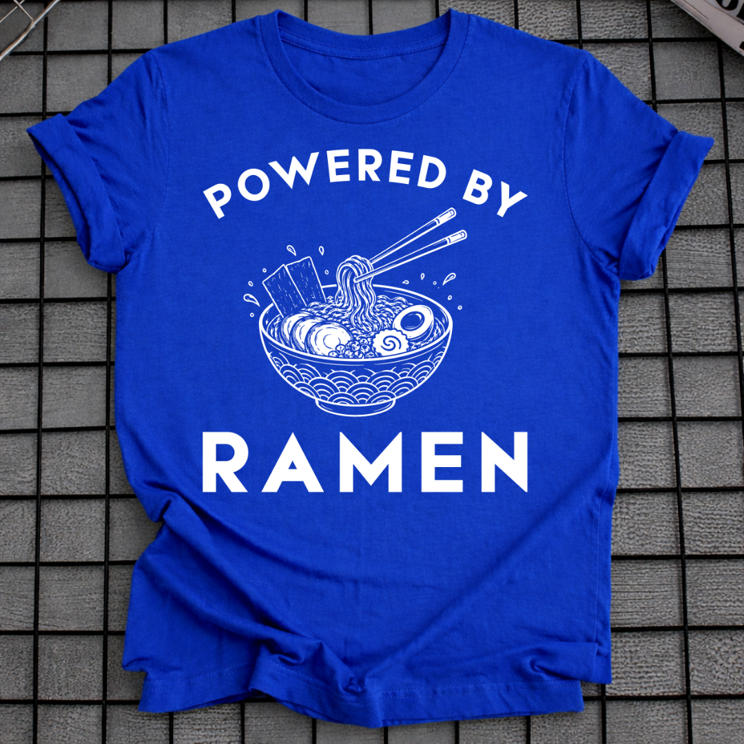POWERED BY RAMEN T-SHIRT