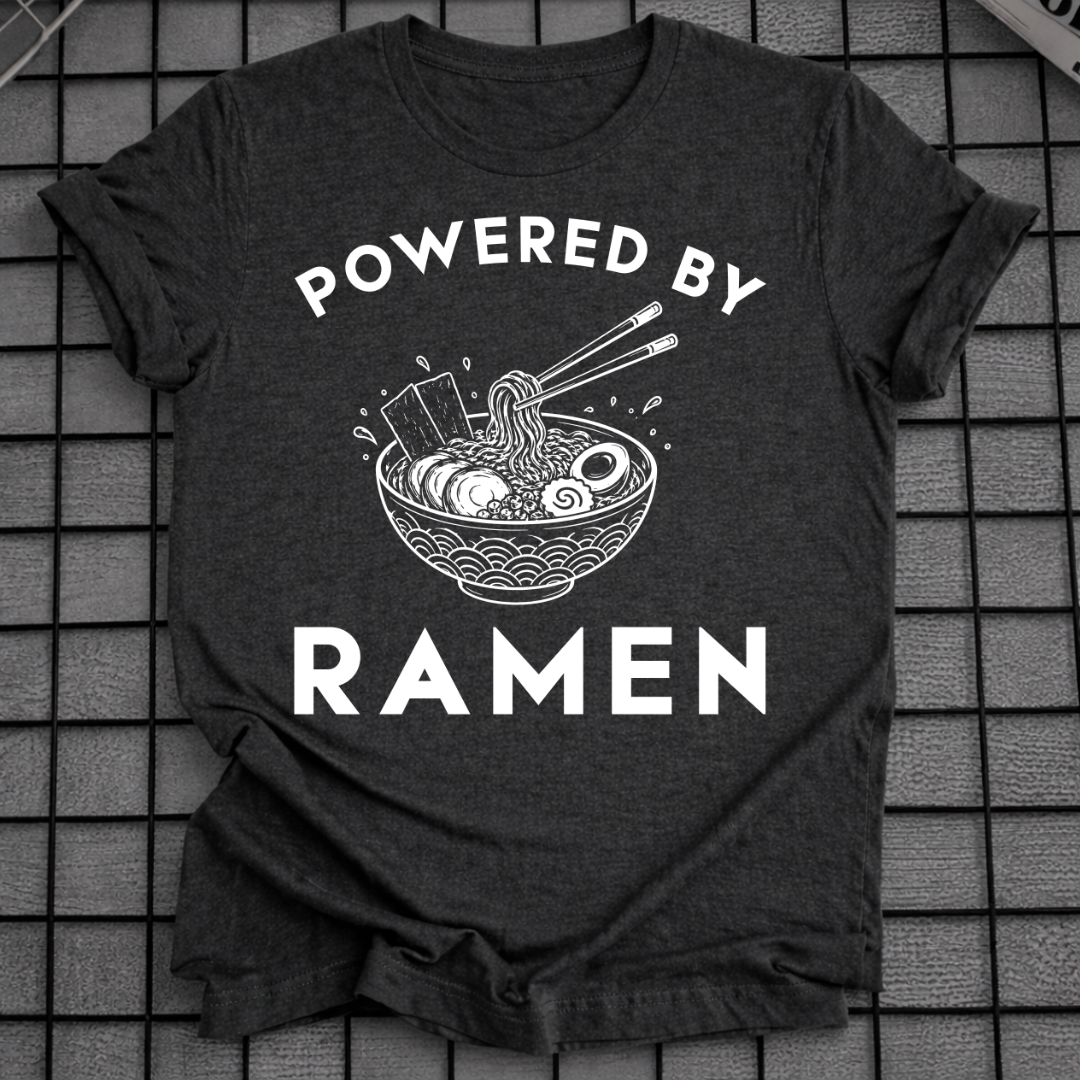 POWERED BY RAMEN T-SHIRT