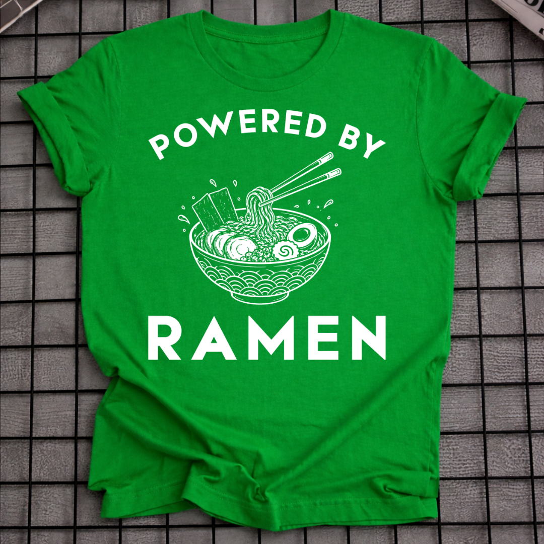 POWERED BY RAMEN T-SHIRT