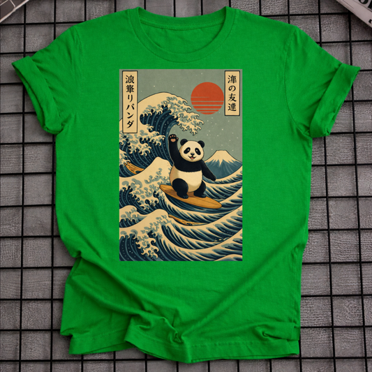 SURFING PANDA WAVE T-SHIRT