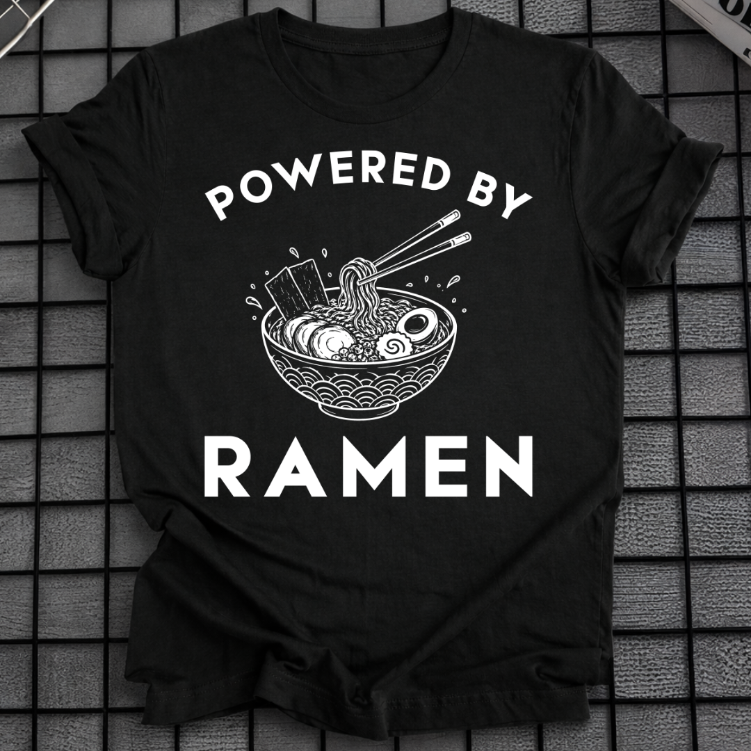 POWERED BY RAMEN T-SHIRT