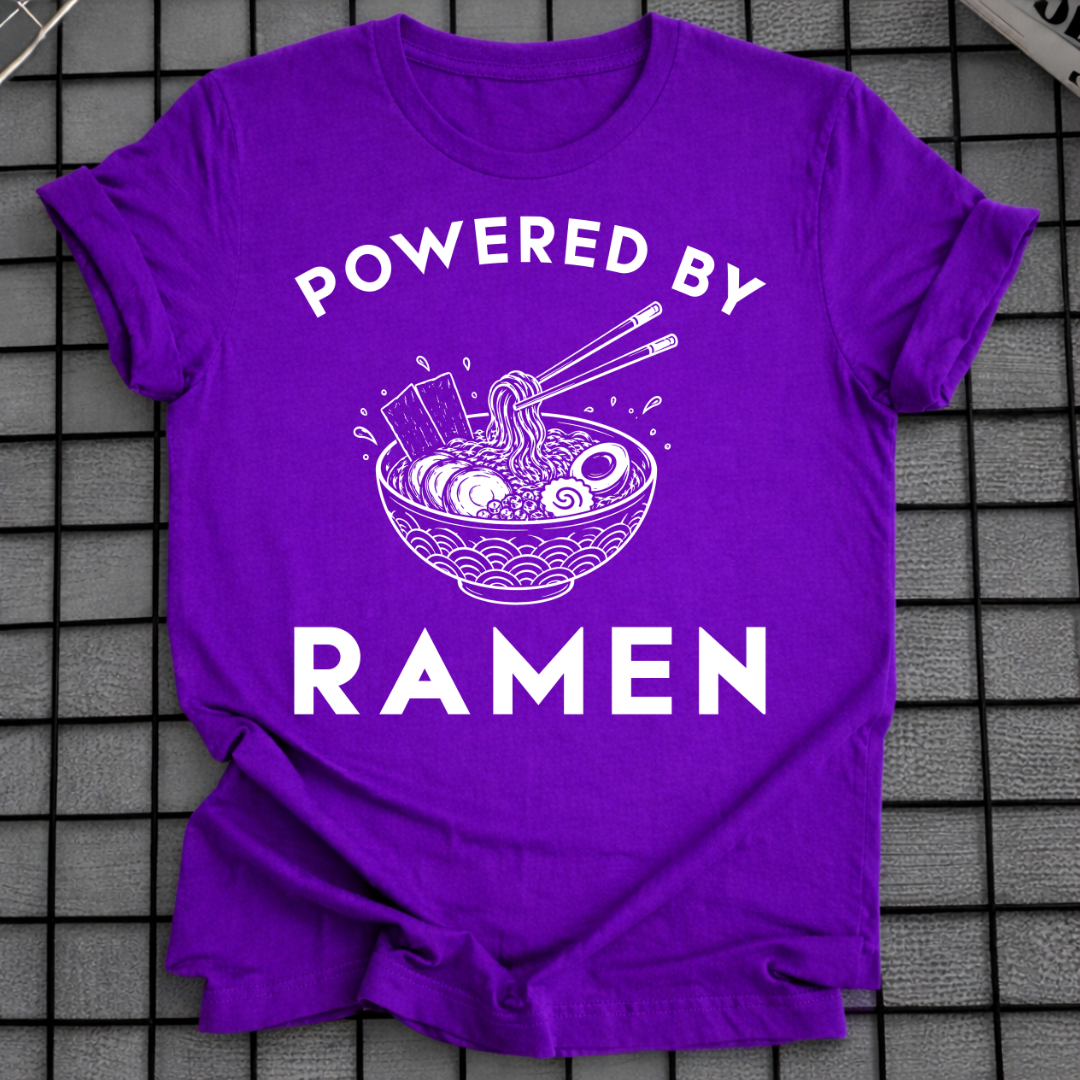 POWERED BY RAMEN T-SHIRT