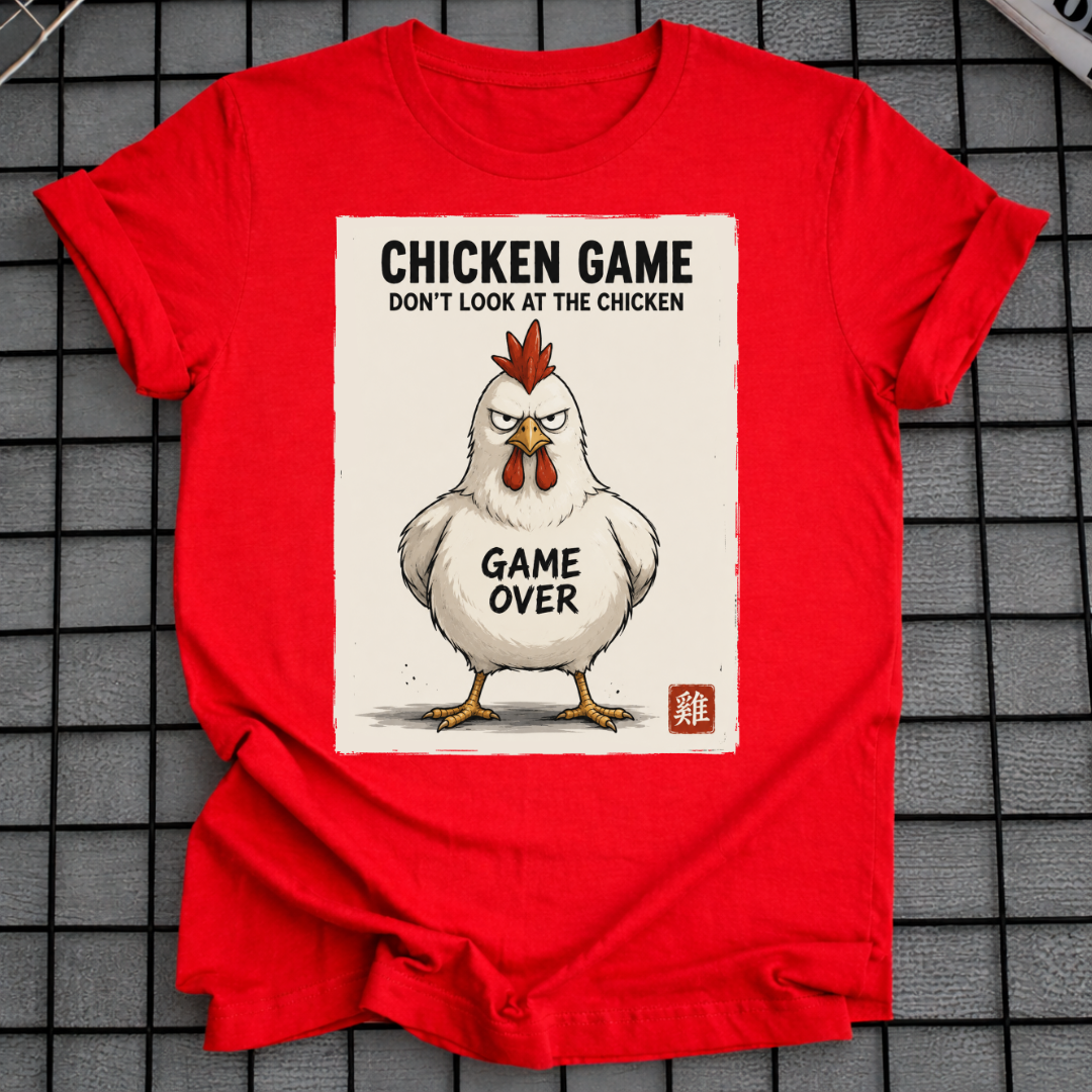 DON'T LOOK AT THE CHICKEN T-SHIRT