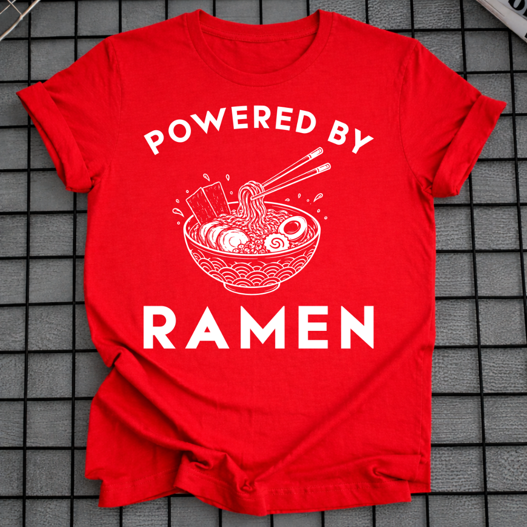 POWERED BY RAMEN T-SHIRT