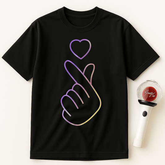 FINGER HEART K-POP UNISEX T-SHIRT