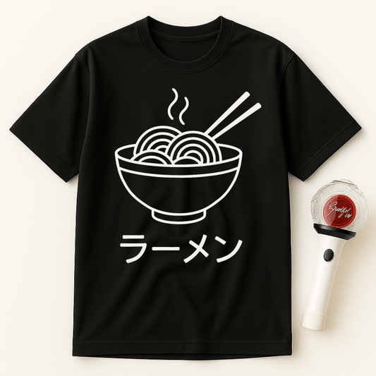 RAMEN BOWL OUTLINE UNISEX T-SHIRT
