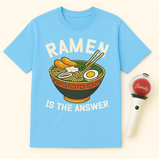 RAMEN IS THE ANSWER UNISEX T-SHIRT