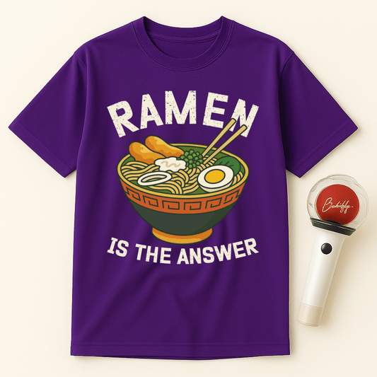 RAMEN IS THE ANSWER UNISEX T-SHIRT