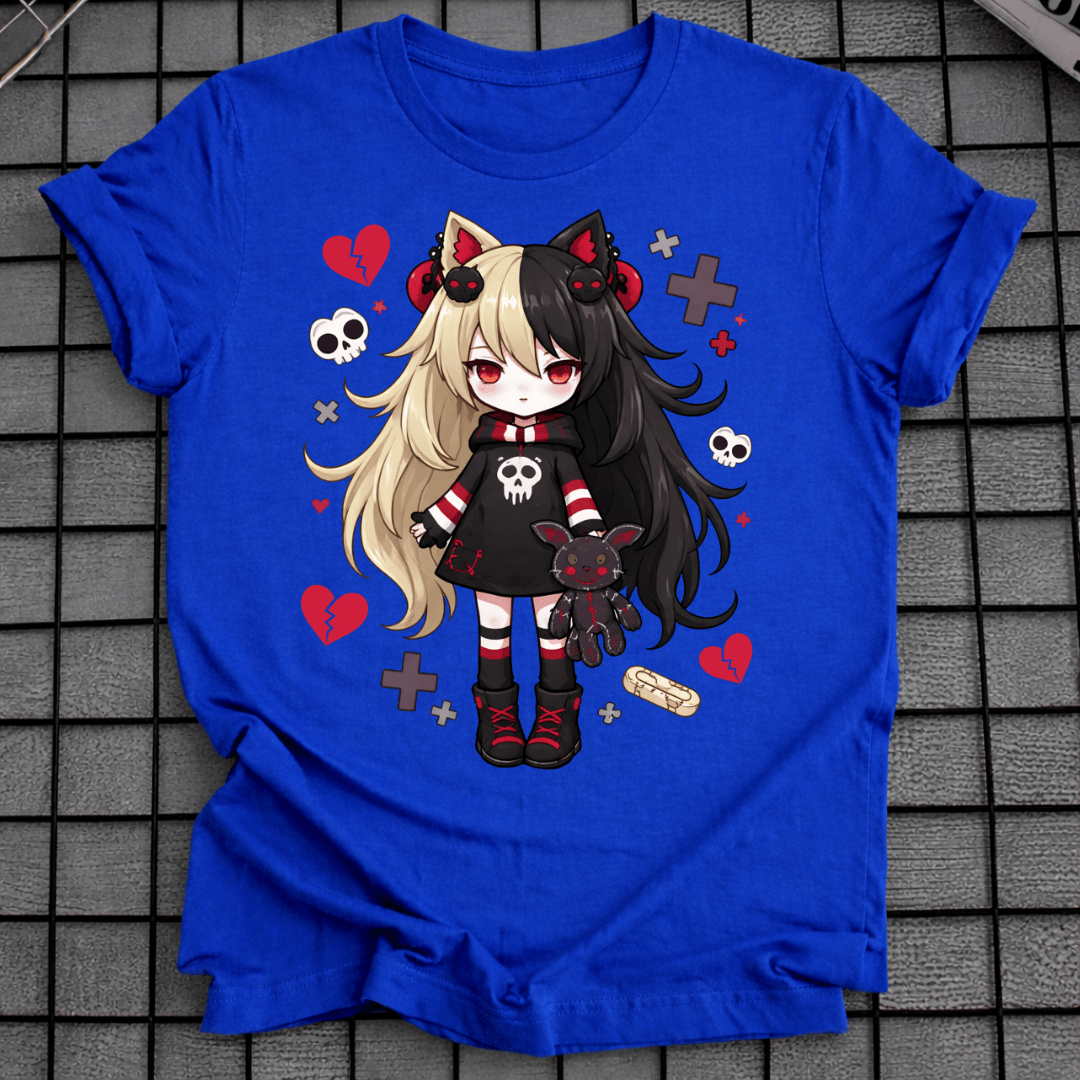 GOTHIC ANIME GIRL T-SHIRT