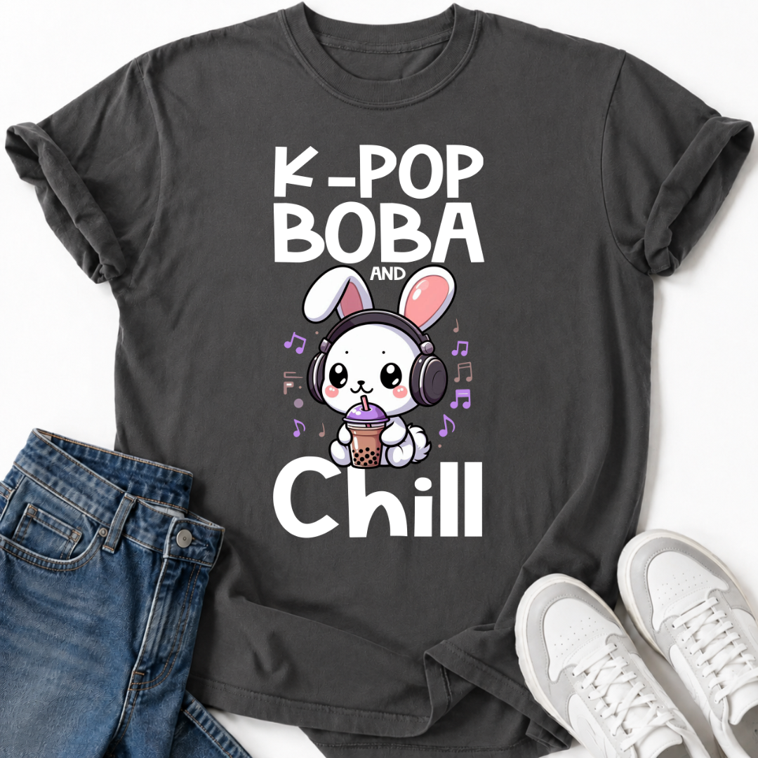 K-POP BOBA CHILL RABBIT T-SHIRT