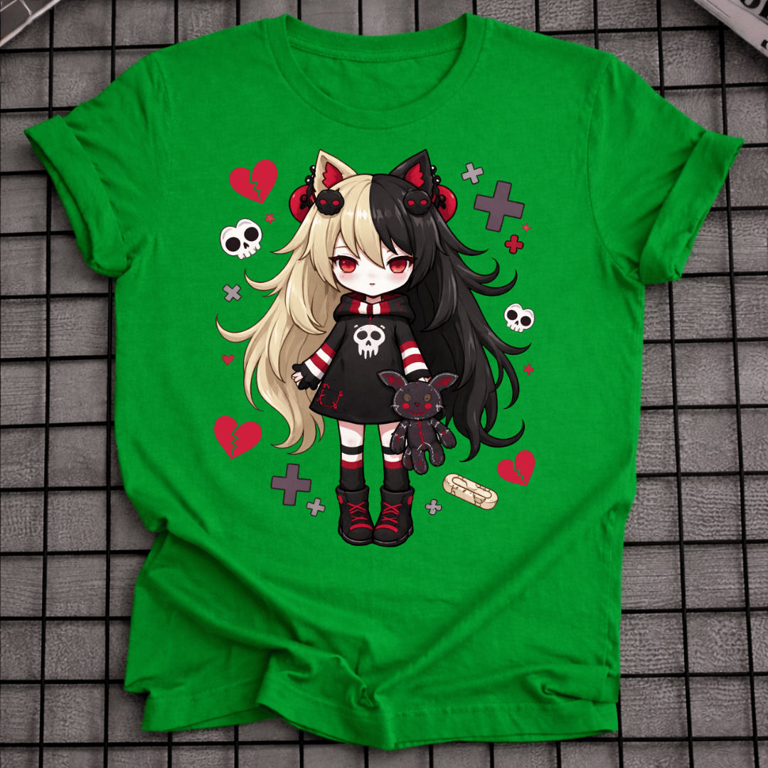 GOTHIC ANIME GIRL T-SHIRT
