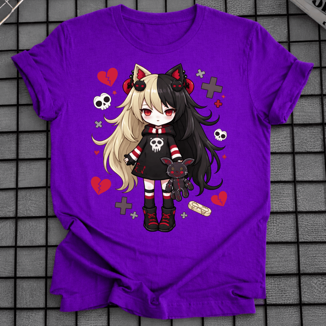 GOTHIC ANIME GIRL T-SHIRT