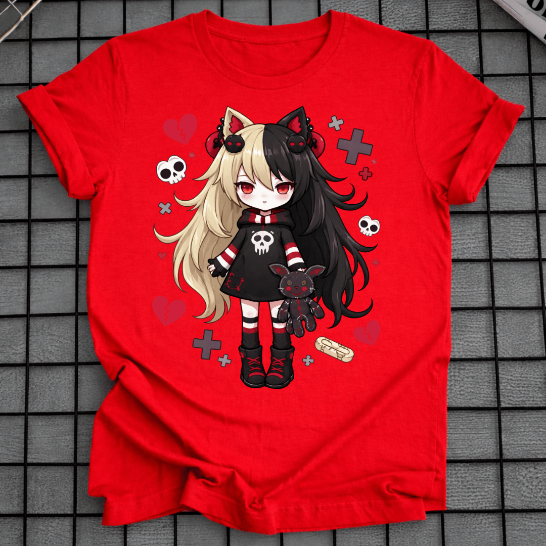 GOTHIC ANIME GIRL T-SHIRT