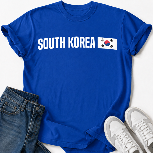 MINIMALIST KOREAN FLAG T-SHIRT