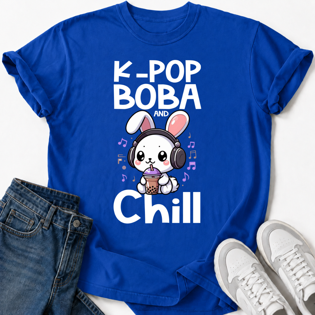 K-POP BOBA CHILL RABBIT T-SHIRT