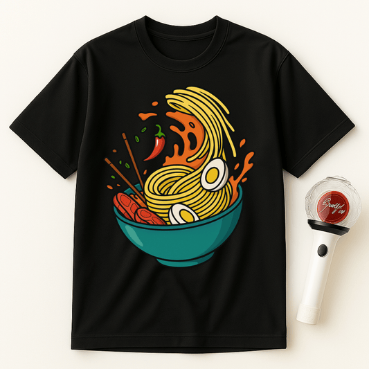 SPICY RAMEN SPLASH ART UNISEX T-SHIRT