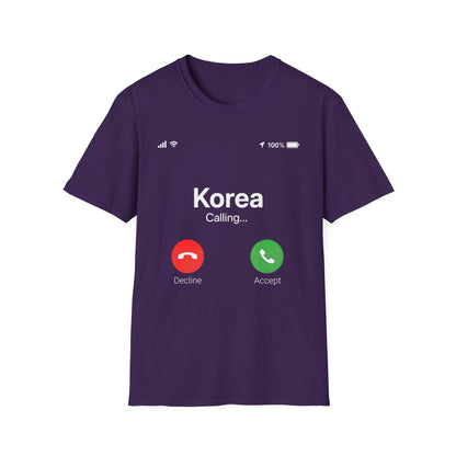 Korea Calling T-Shirt — Travel & Korea Lover Graphic Tee