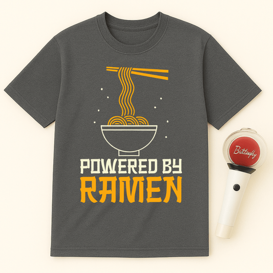 POWERED BY RAMEN UNISEX T-SHIRT