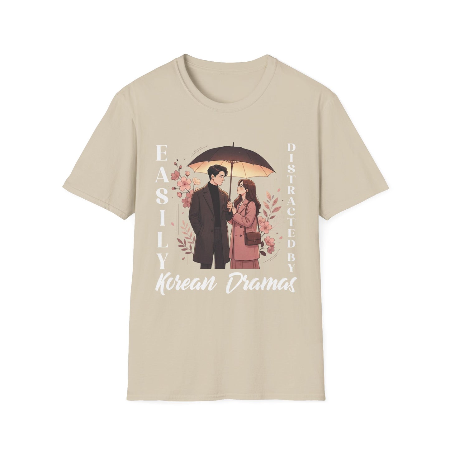 K-Drama Fan T-Shirt – "Easily Distracted by Korean Dramas" Graphic Tee