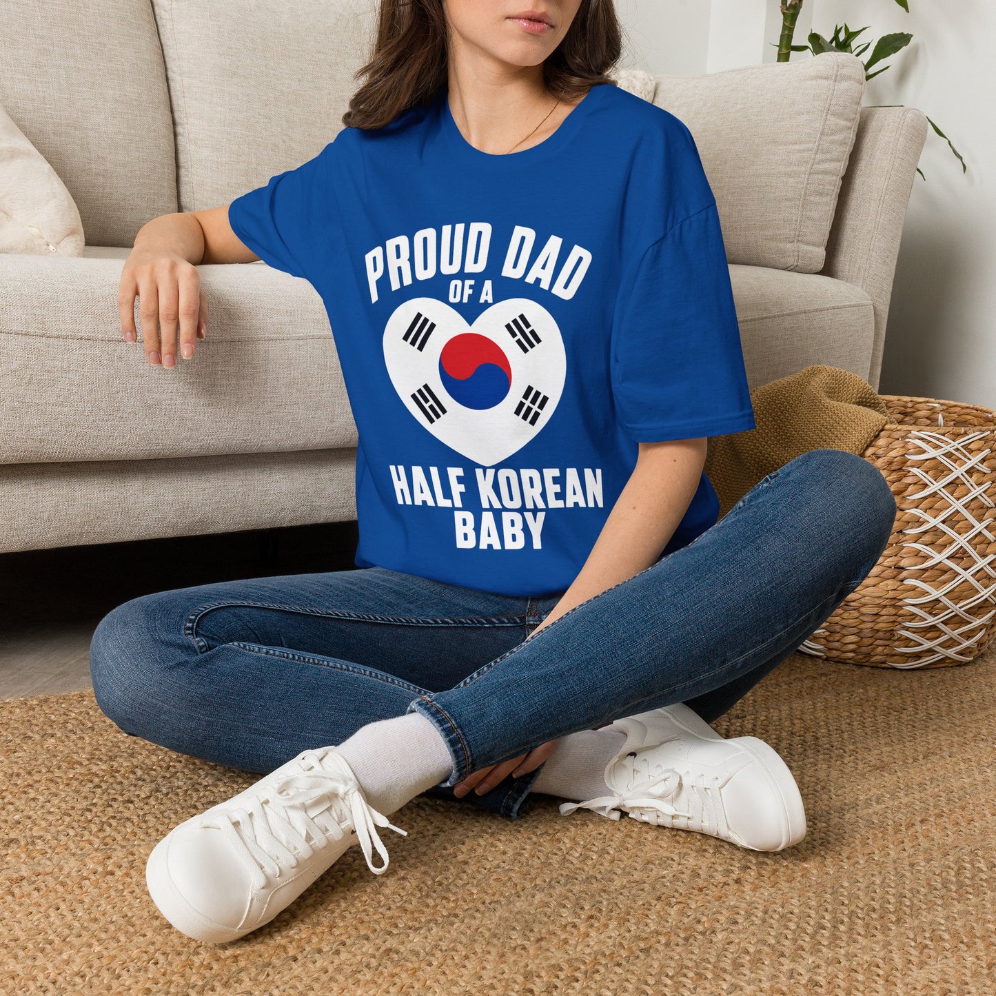 Proud Dad of a Half Korean Baby T-Shirt