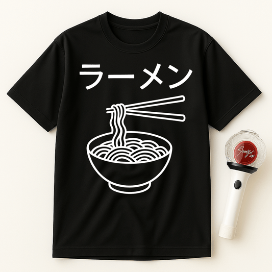 MINIMALIST RAMEN LINE ART UNISEX T-SHIRT