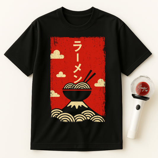 JAPANESE RAMEN MOUNT DESIGN UNISEX T-SHIRT