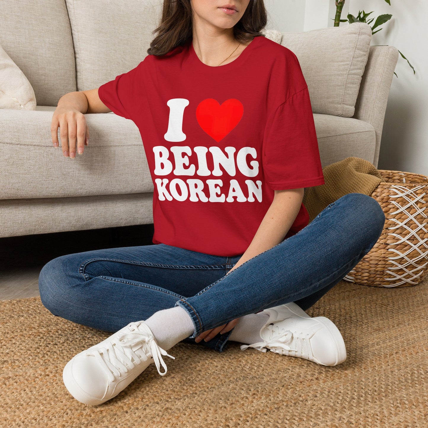 I LOVE BEING KOREAN T-SHIRT