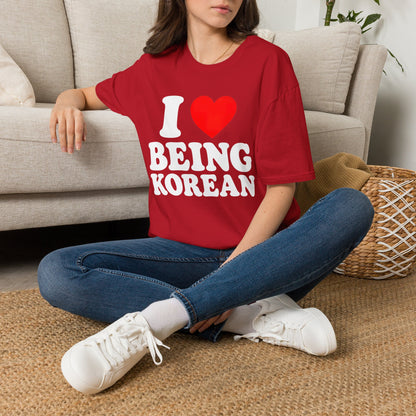 I LOVE BEING KOREAN T-SHIRT