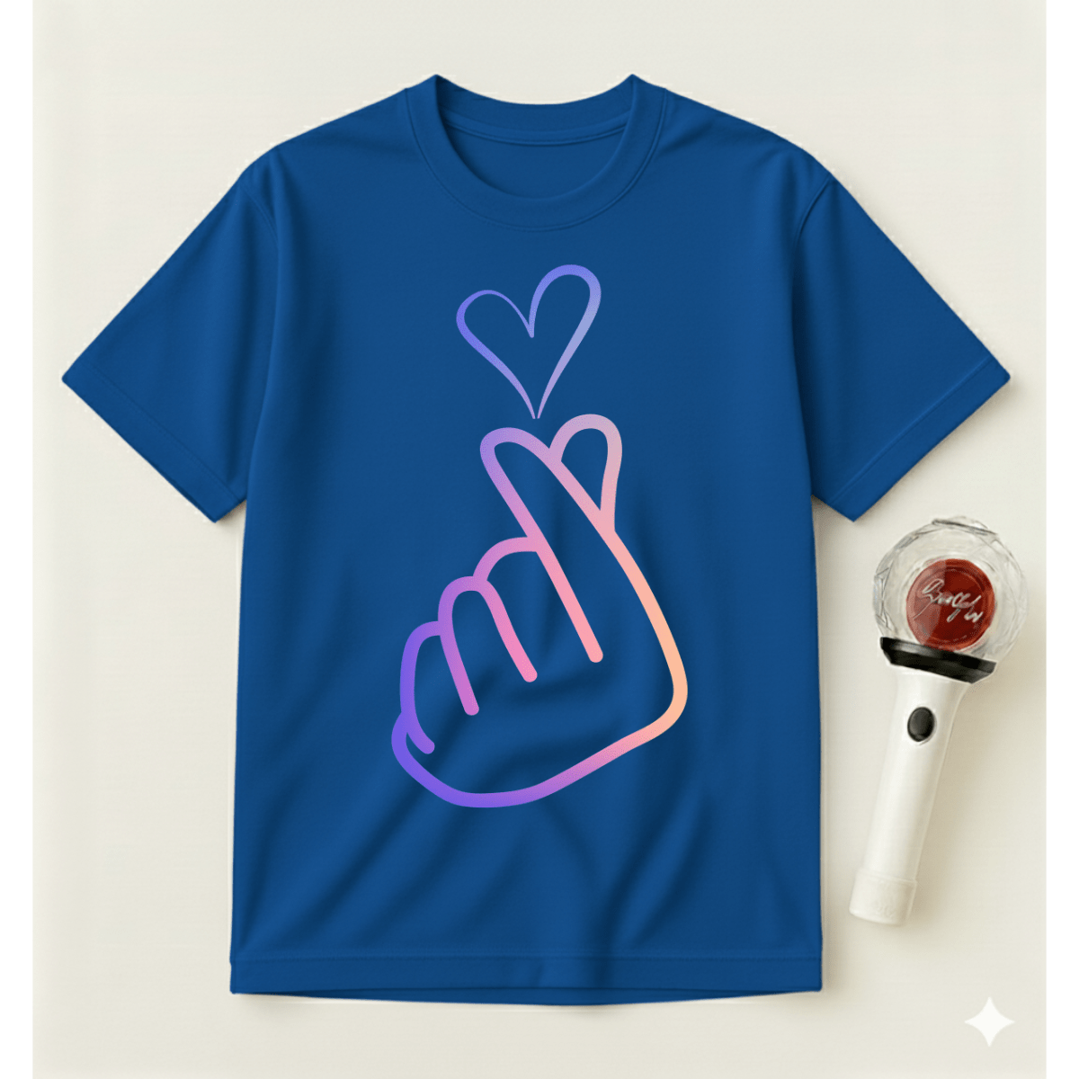 KOREAN FINGER HEART T-SHIRT